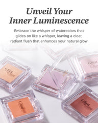 Glint Baked Blush Strawberry Smoke close-up texture shows micro-fine pearls.