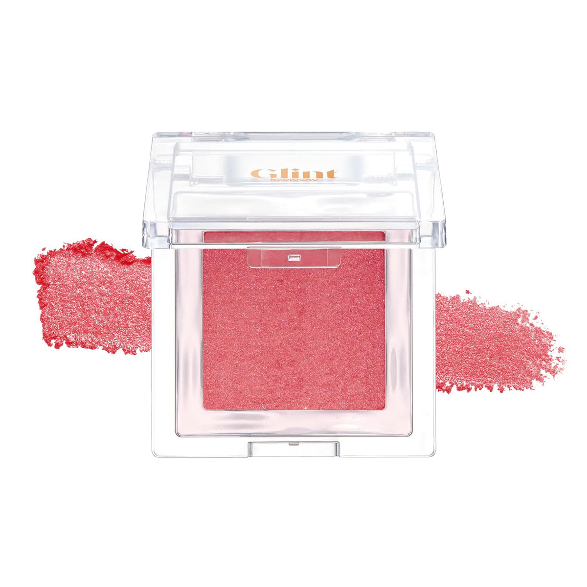 Glint Baked Blush Strawberry Smoke packaging highlights a sleek travel-friendly design.