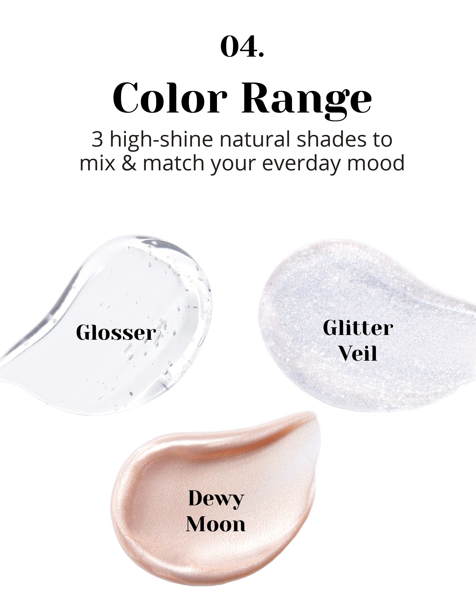 Glint Glosser collarbone glow on the décolletage
