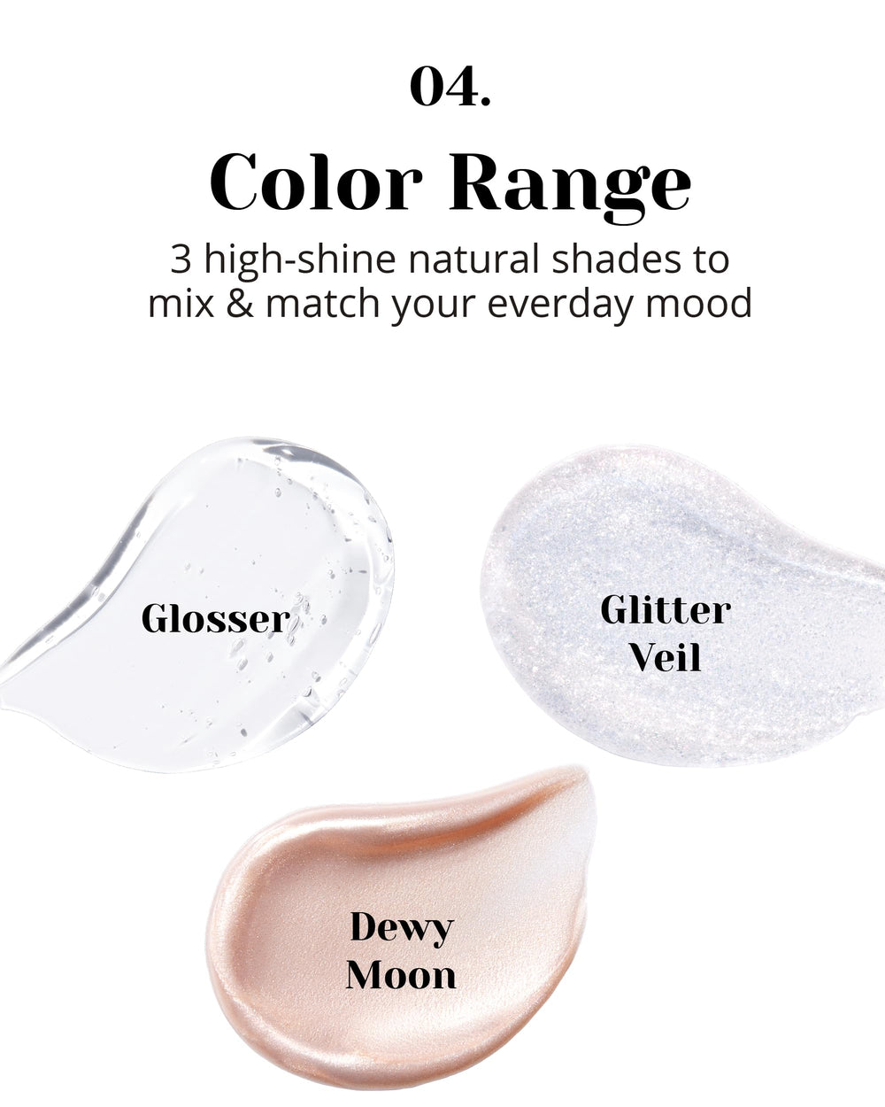Glint Glosser collarbone glow on the décolletage