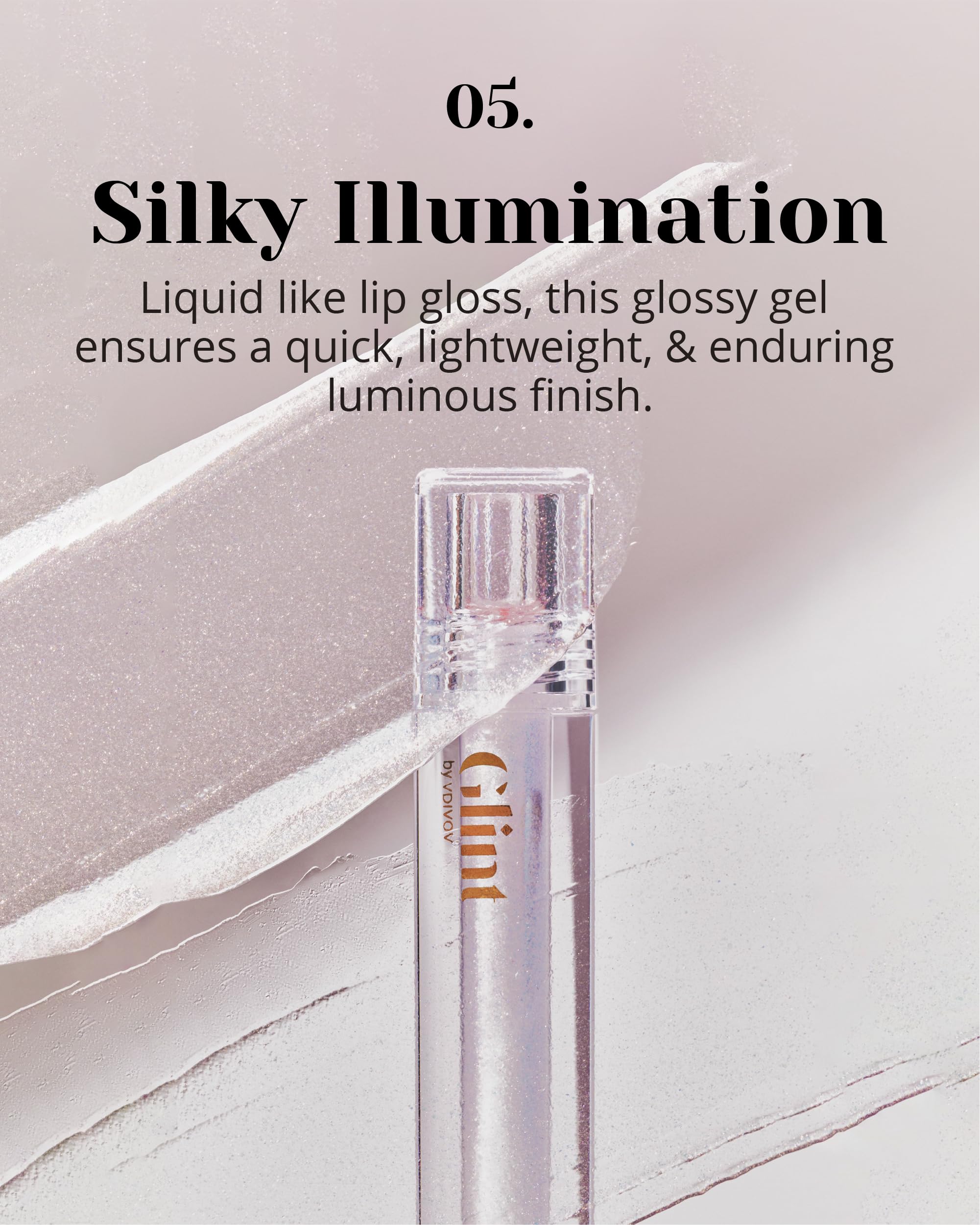 Glint Glosser eyelids gloss for a delicate eye glow