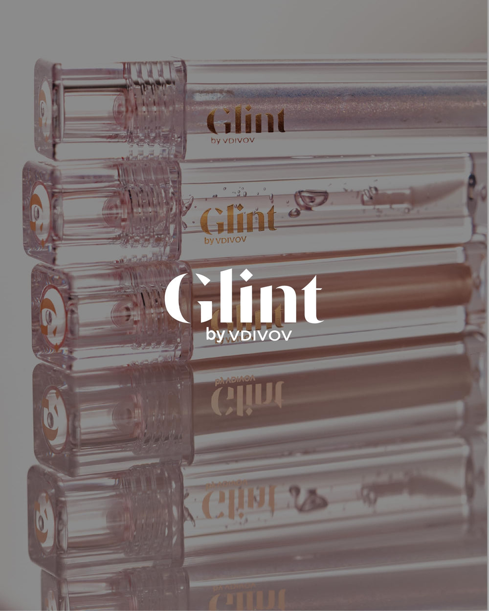 Glint Glosser packaging highlighting portable design
