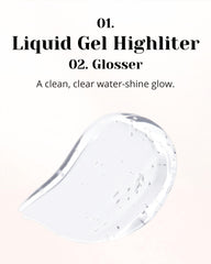 Glint Glosser skin swirl demonstrating easy blending on skin