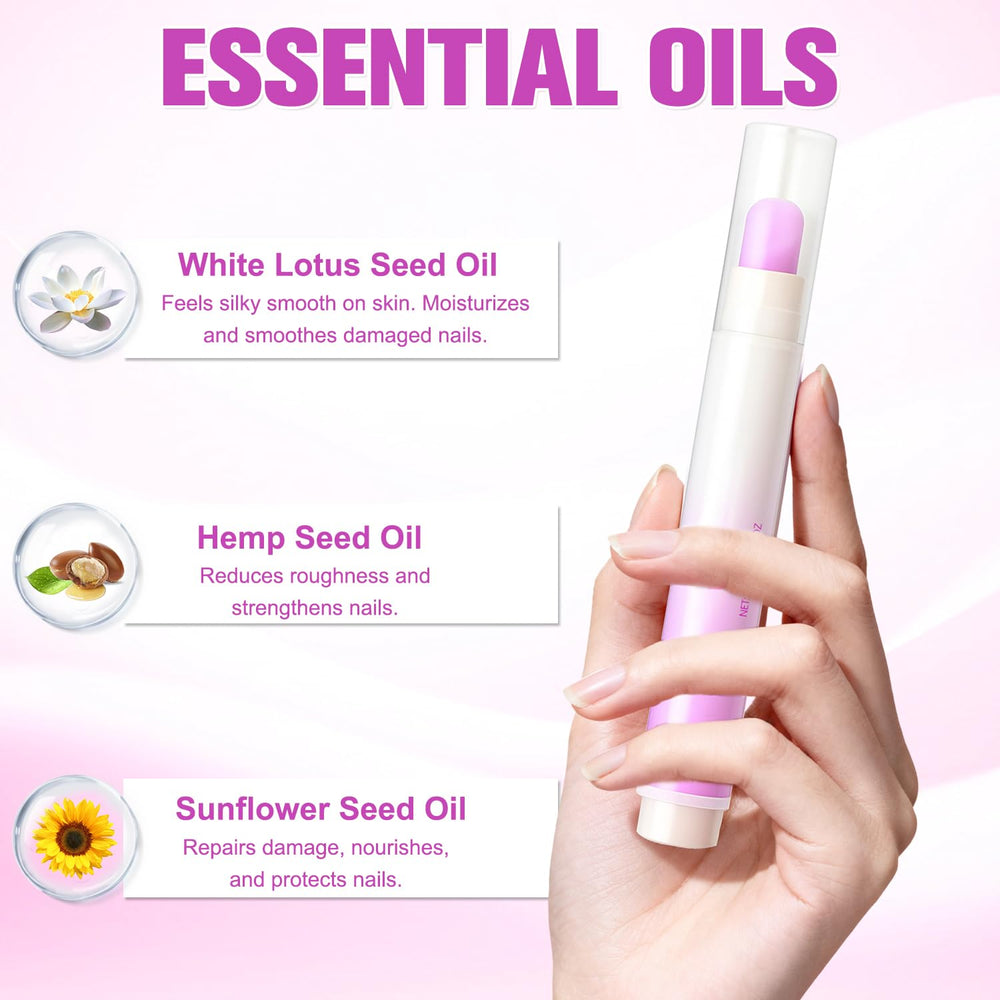 Glintor compact pen design ideal for on-the-go nail care.