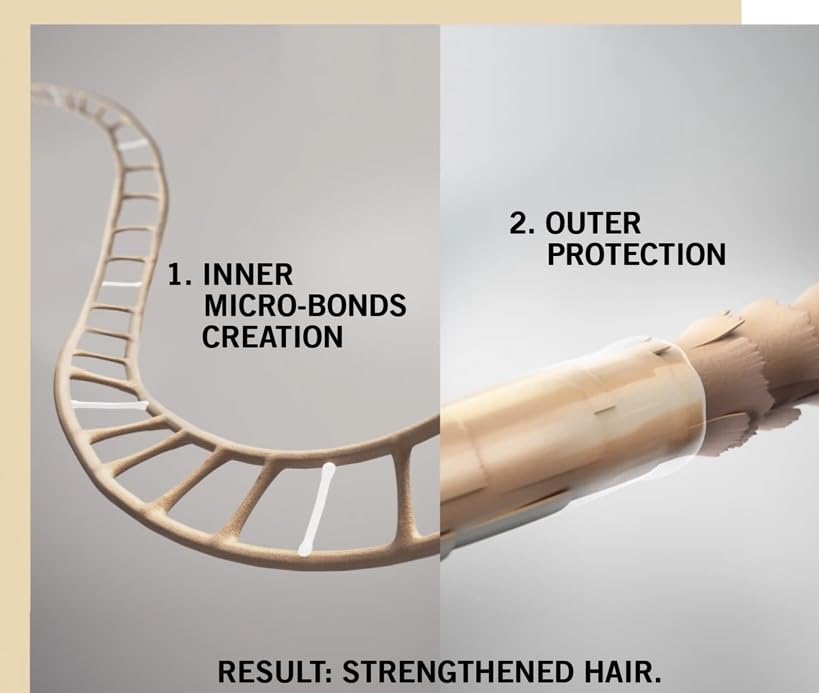 Gliss Oil Nutritive applying mask on hair for smoother results
