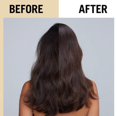 Gliss Oil Nutritive hair close-up reveals glossy strands