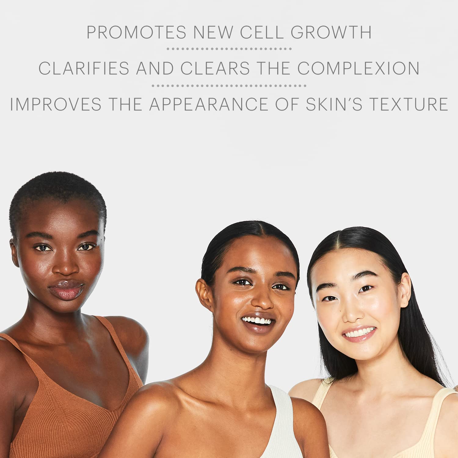 Glo Skin Beauty Beta-Clarity Drops close-up on skin texture.