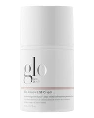 Glo Skin Beauty Bio-Renew EGF Cream bottle for daily anti-aging hydration.