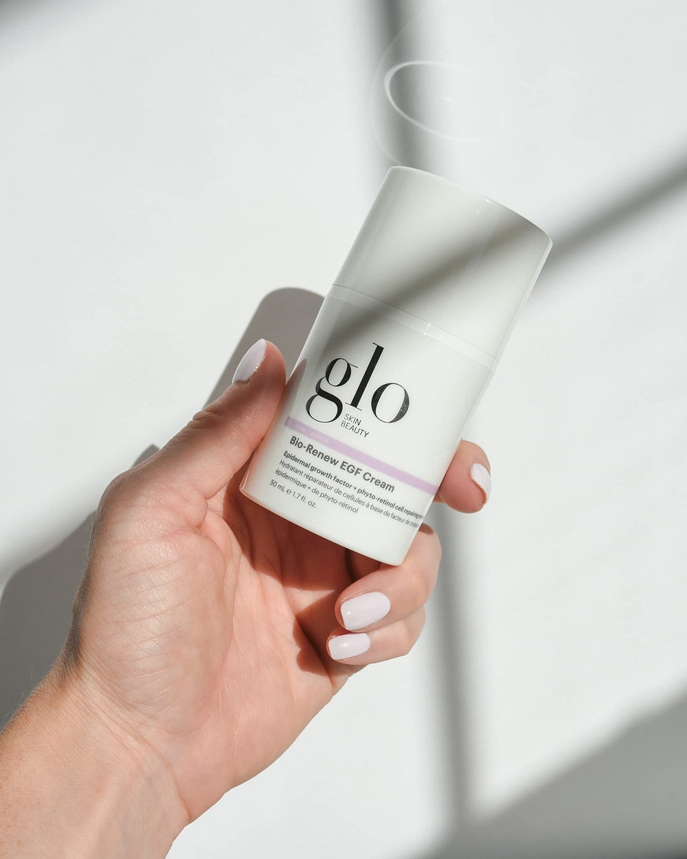Glo Skin Beauty Bio-Renew EGF Cream promotes a radiant complexion over time.