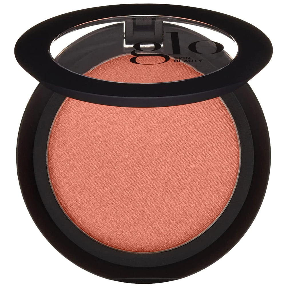 Glo Skin Beauty Blush Sandalwood compact closeup for natural glow