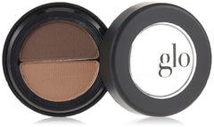 Glo Skin Beauty Brow Powder Duo swatches showing blendable shades for natural brow color