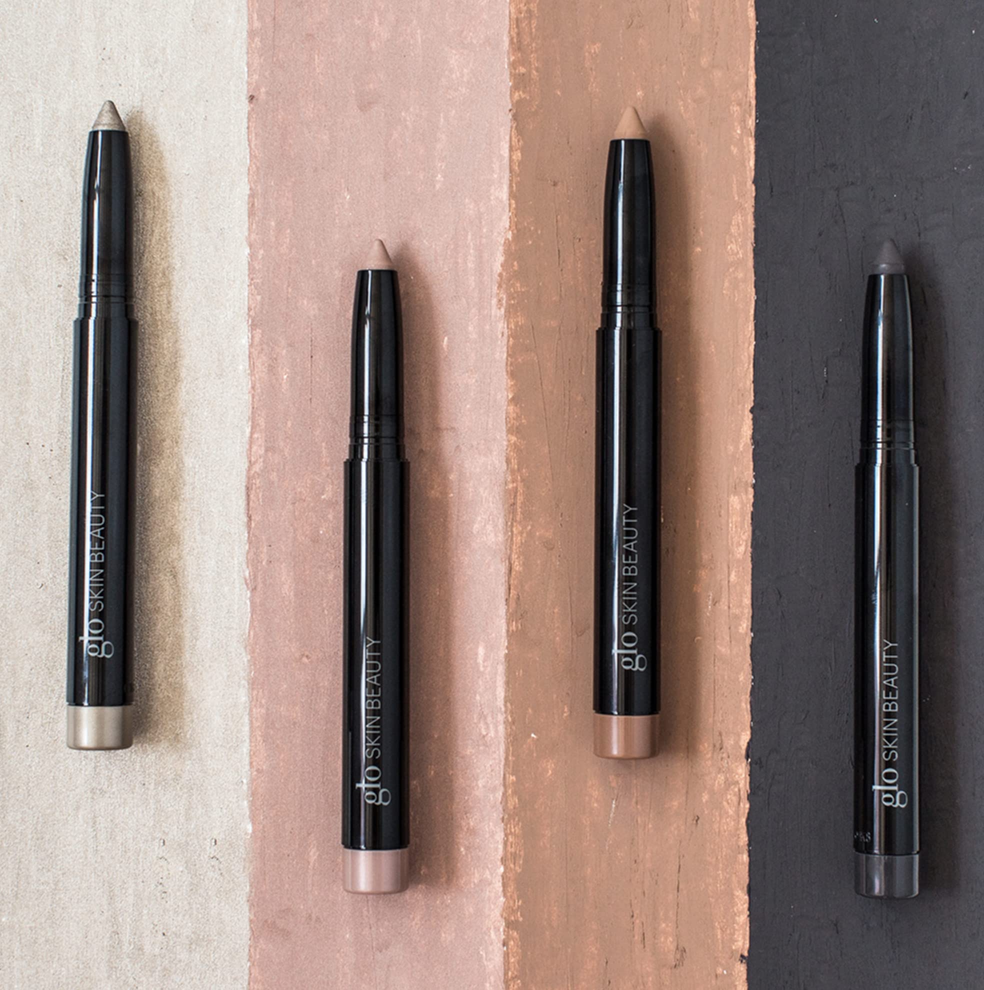Glo Skin Beauty Orbit matte charcoal shadow stick for liner-ready intensity.