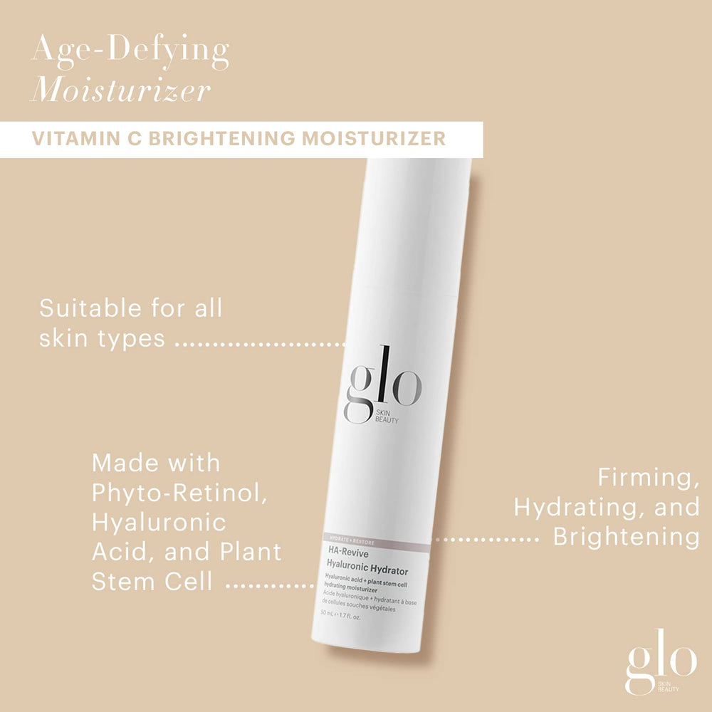 Glo Skin Beauty HA-Revive hydrator on hand for quick moisture