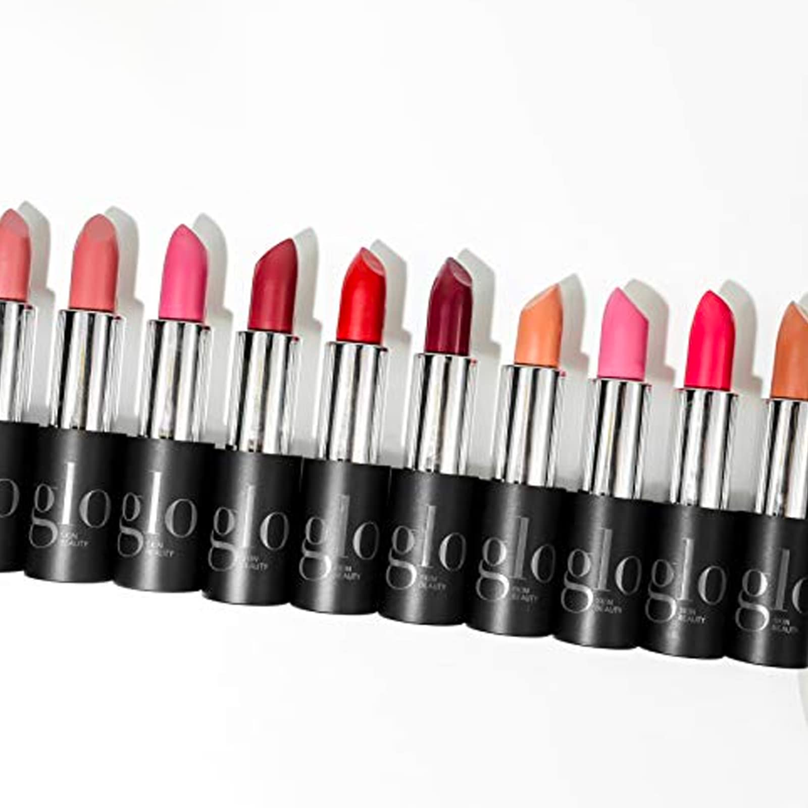 Glo Skin Beauty Lipstick Bella cream texture enhances smooth lip application.