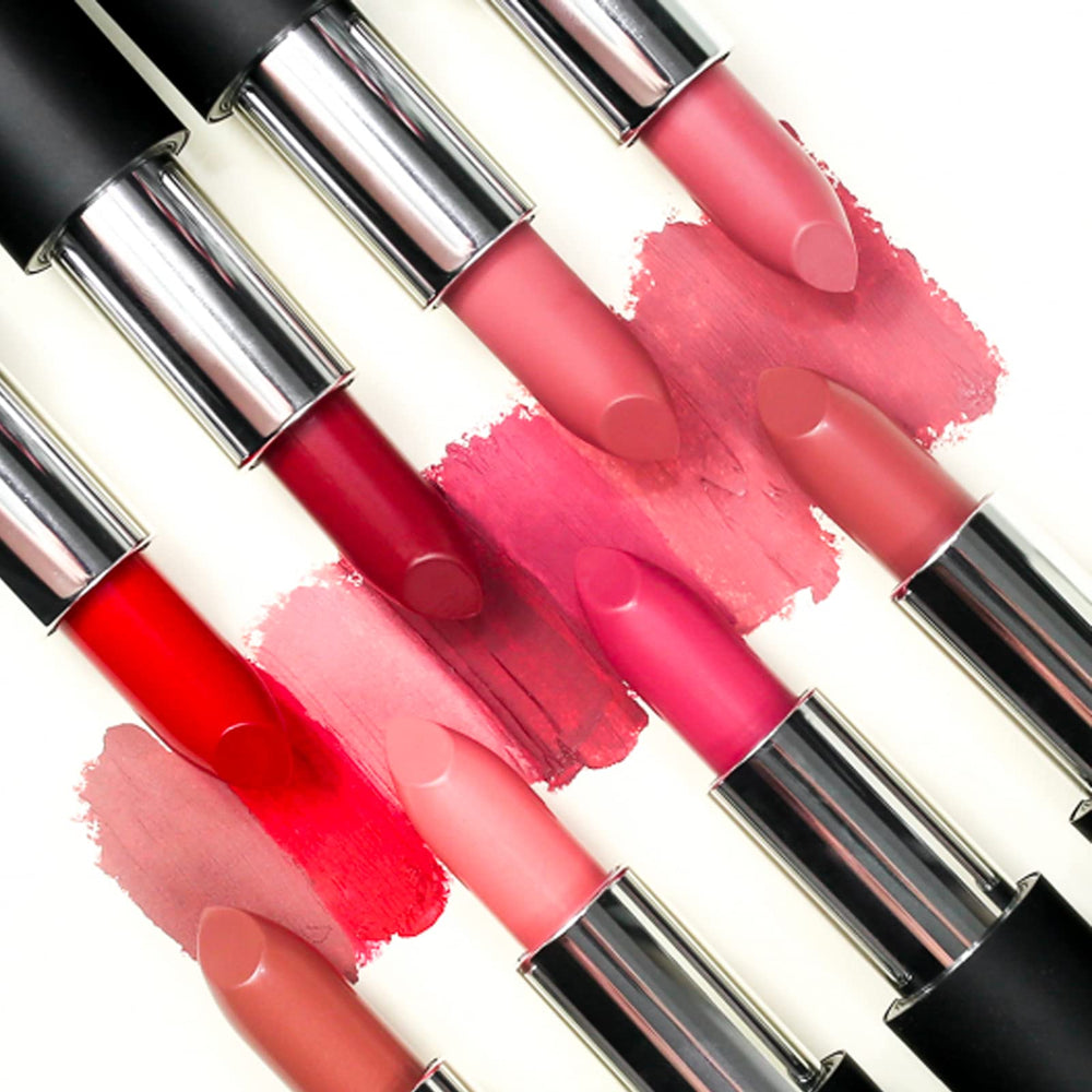 Glo Skin Beauty Lipstick Dune cruelty-free formula supports clean beauty.