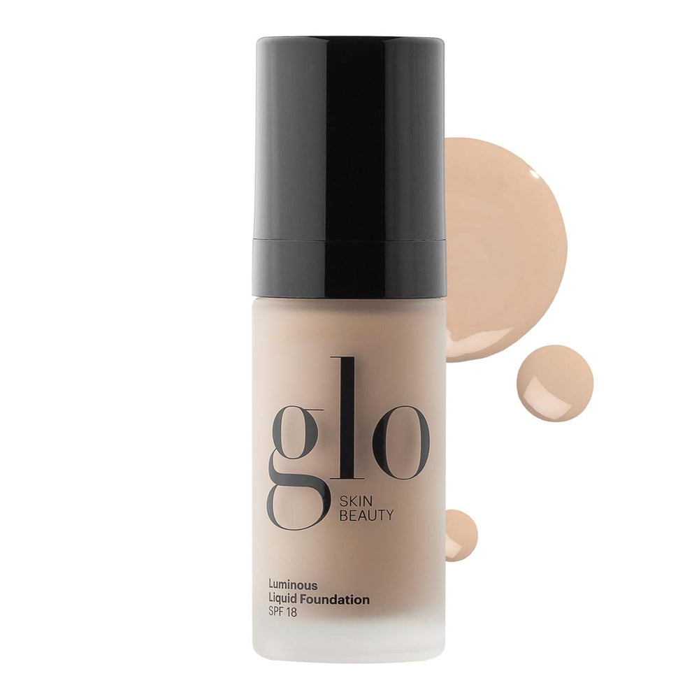 Glo Skin Beauty Luminous Foundation Naturelle bottle with luminous glow