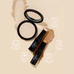 Glo Skin Beauty Naturelle swatch on forearm showing even-toned coverage