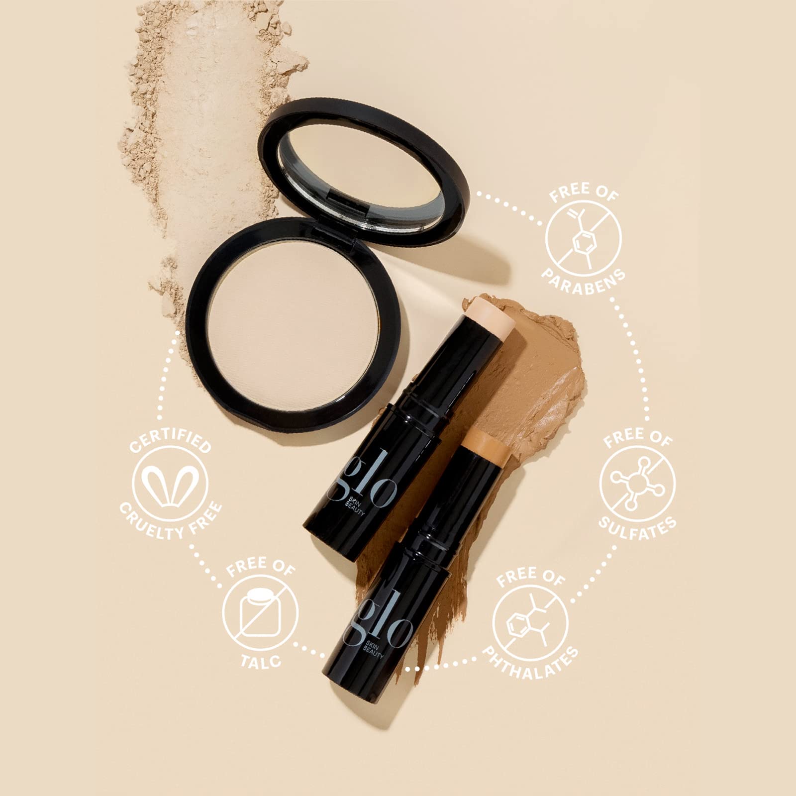 Foundation formula with moisturizing agents for comfortable wear.