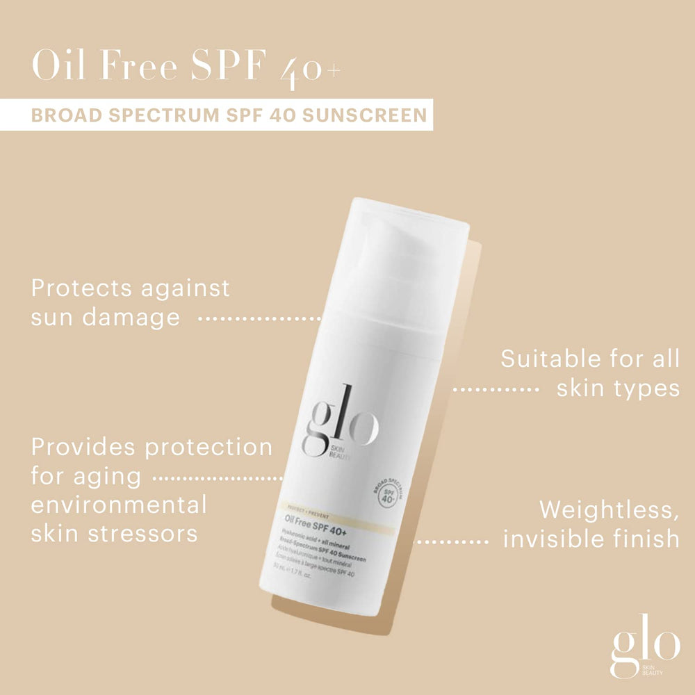 Glo Skin Beauty sunscreen dispenser shown in daily skincare routine under makeup