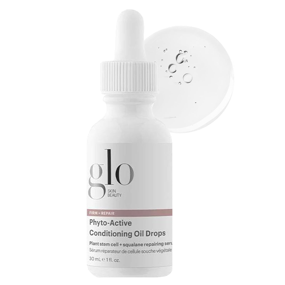 Glo Skin Beauty Phyto-Active Conditioning Oil Drops bottle with rich hydration.