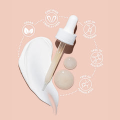 Glo Skin Beauty Phyto-Active Firming Serum being applied to improve skin texture