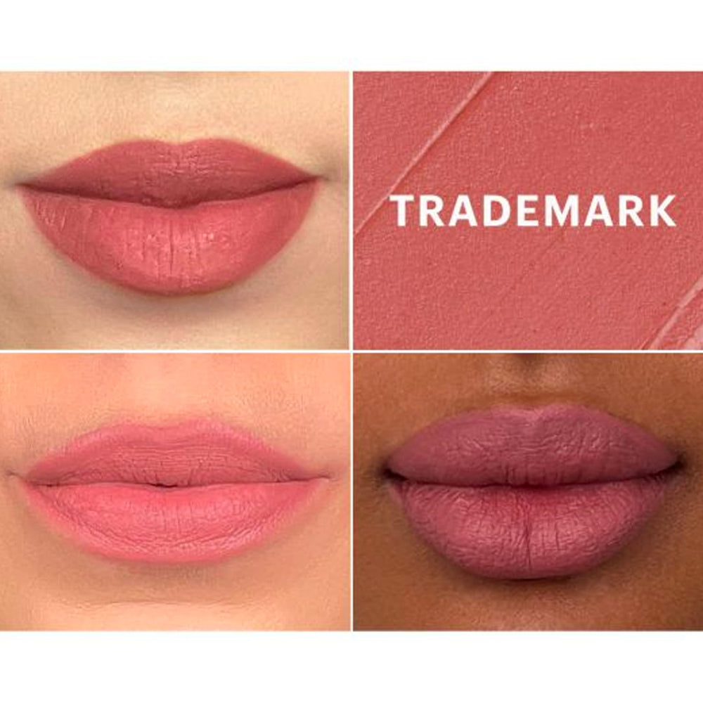 Glo Skin Beauty Suede Matte Lip Crayon closeup emphasizes creamy texture.