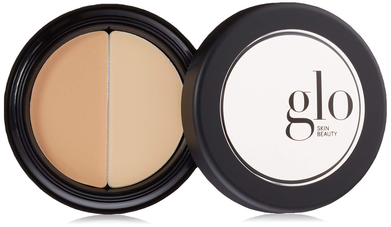 Glo Skin Beauty Under Eye Concealer Duo front view shows dual shades for custom blending.