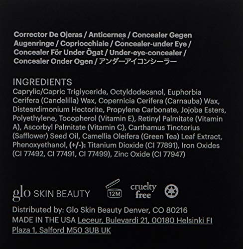 Glo Skin Beauty Under Eye Concealer Duo shade mixing demonstrates color correction for even tone.