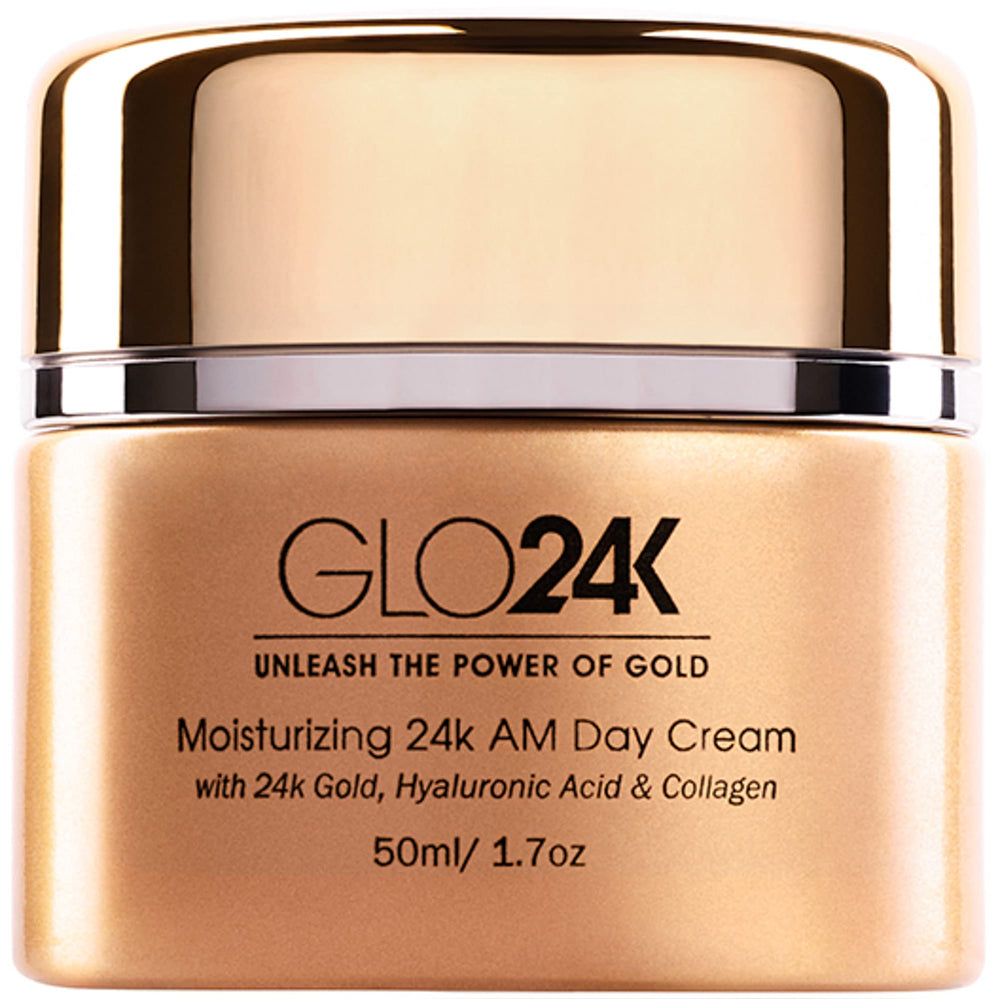 GLO24K duo set packaging emphasizing neck and face care.