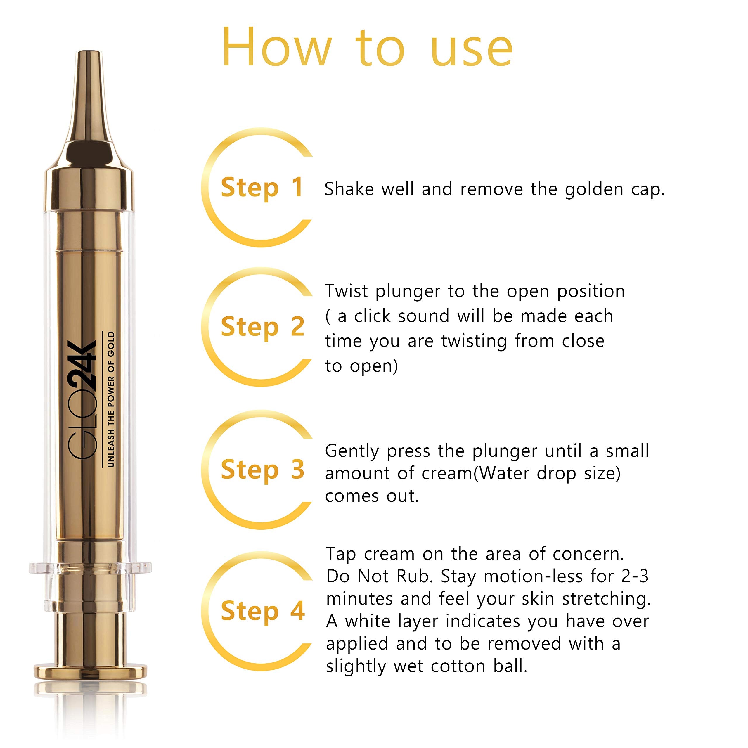 GLO24K-gold-skincare-jars-luxury captures spa-style elegance on the vanity