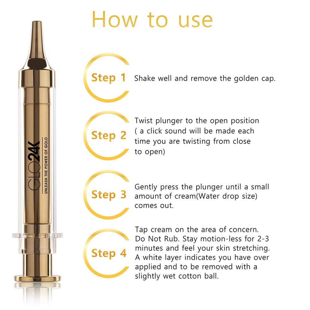 GLO24K-gold-skincare-jars-luxury captures spa-style elegance on the vanity