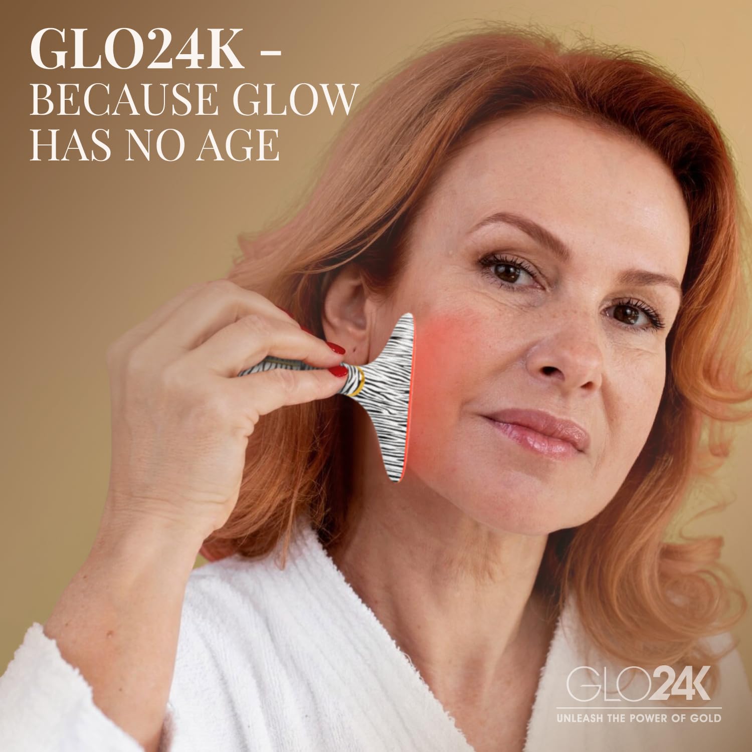 GLO24K sleek look makes it an appealing gift for beauty lovers.