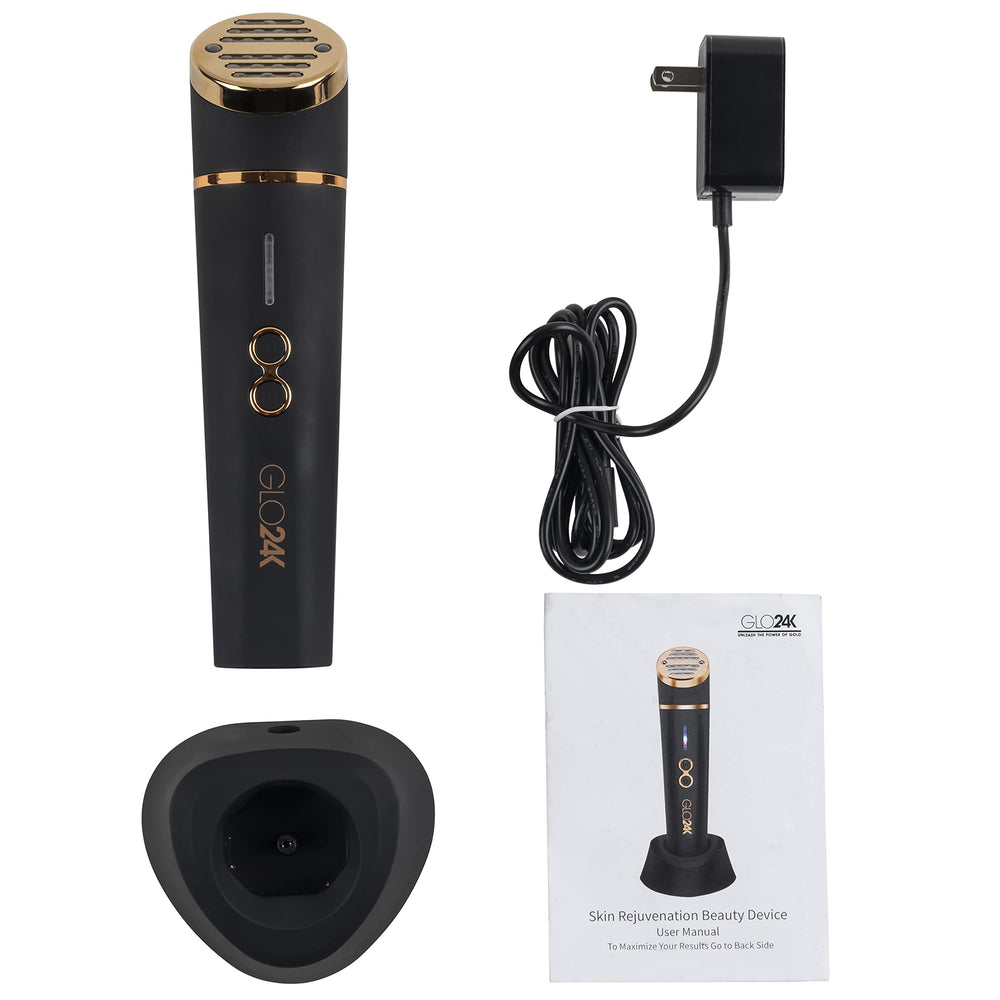 GLO24K sleek, giftable design for self-care.