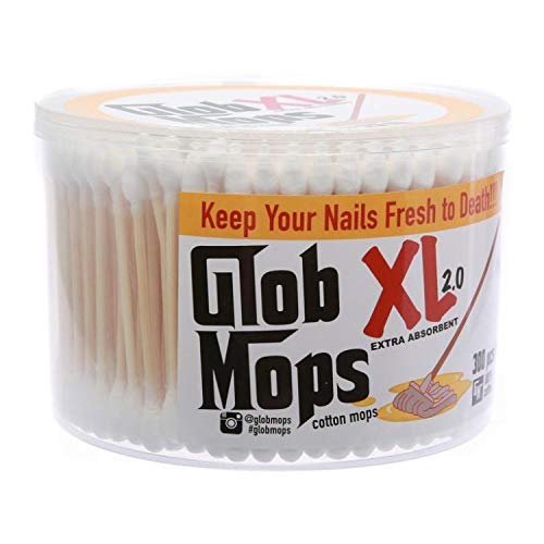 Glob Mops XL swabs no-fiber residue for clean, accurate applications.