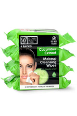 Global Beauty Care makeup cleansing wipes front view for quick makeup removal.