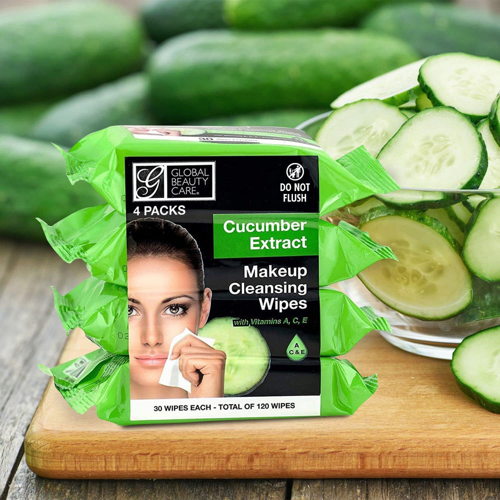 Global Beauty Care cucumber extract detail for refreshing cleanse.