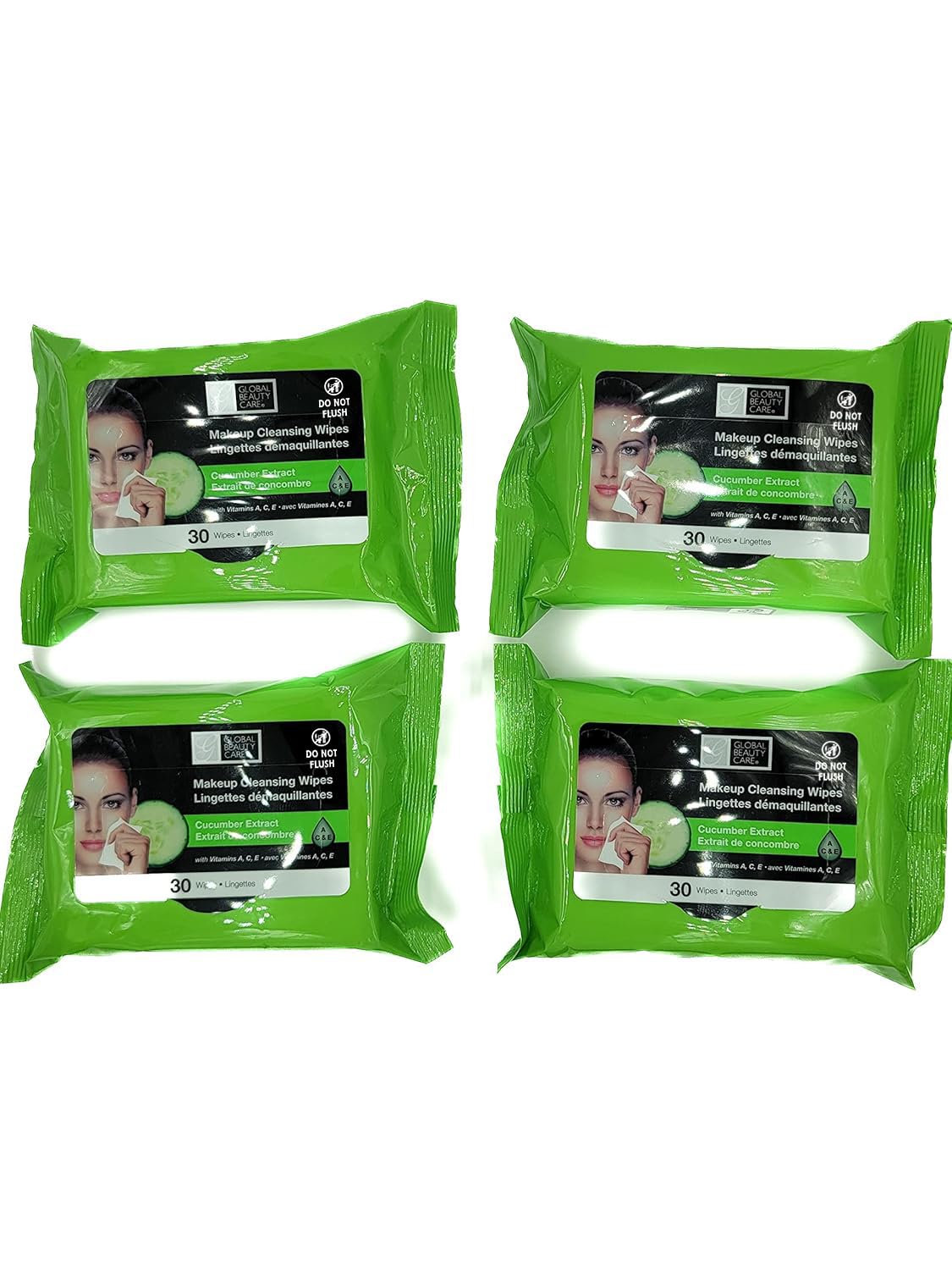 Global Beauty Care wipes used for daily makeup removal.