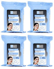 Global Beauty Care Retinol Cleansing Wipes with a soft cloth texture for gentle cleansing.