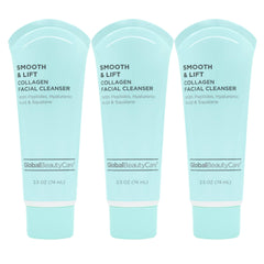 Global Beauty Care Smooth & Lift cleanser bottle with pump for easy daily use
