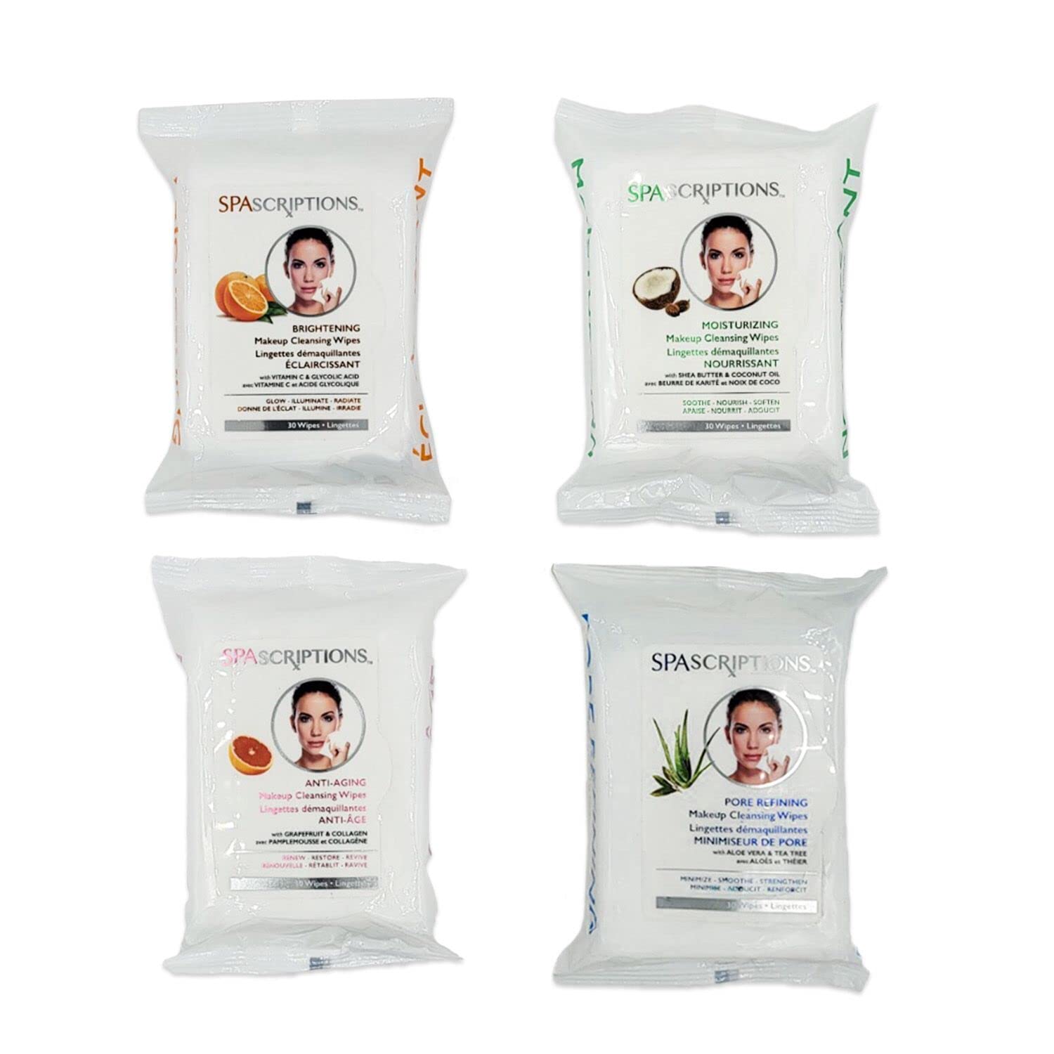 Global Beauty Care Spascriptions wipe with collagen and vitamin C for a nourished glow