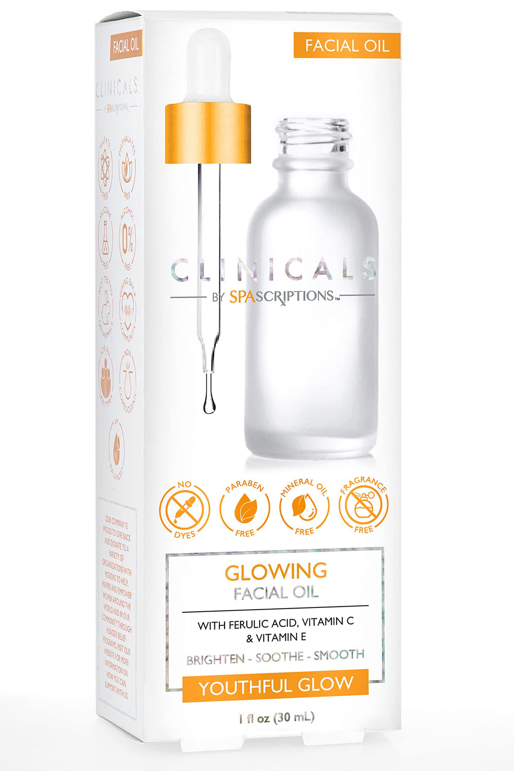 Global Beauty Care SpaScriptions Glowing Oil dropper for precise application