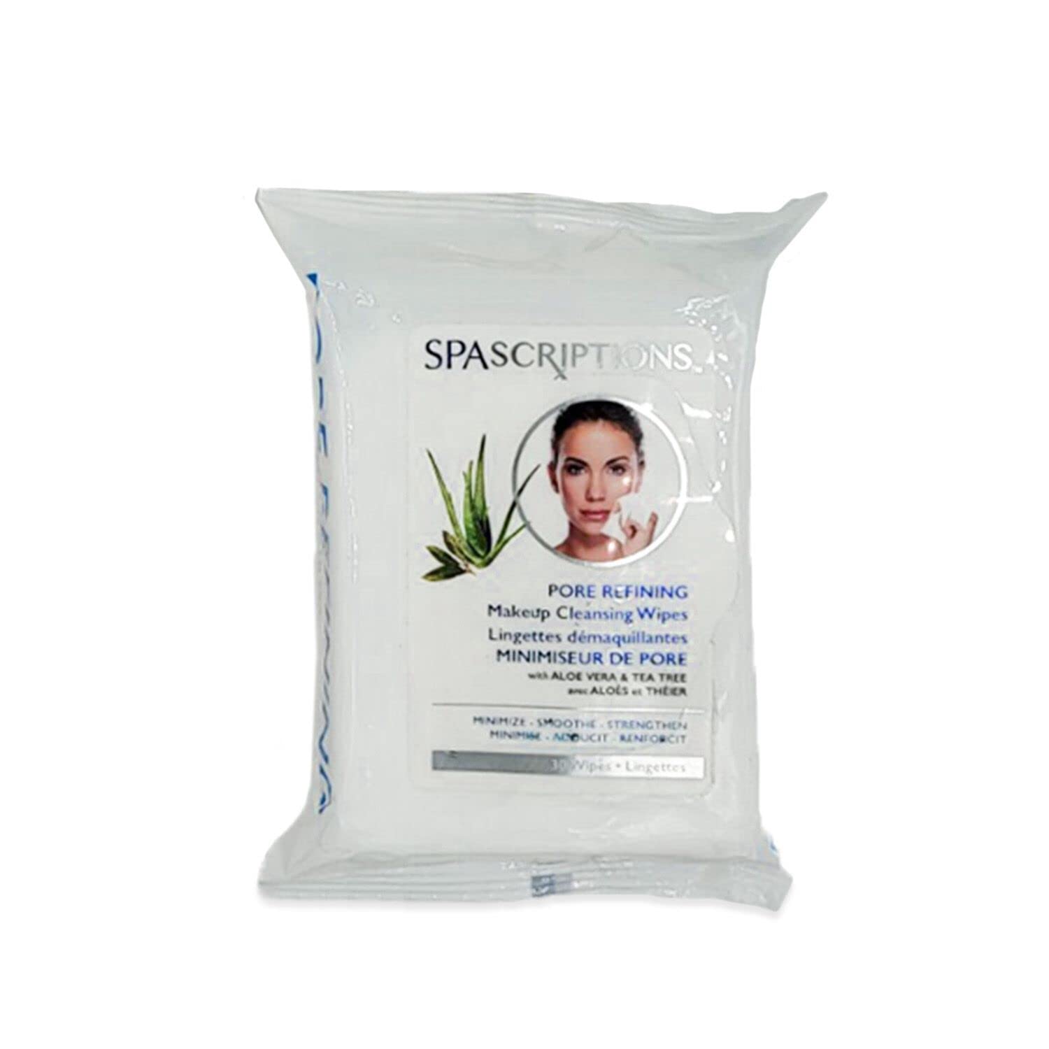 Global Beauty Care Spascriptions glycolic brightening wipe for smoother texture
