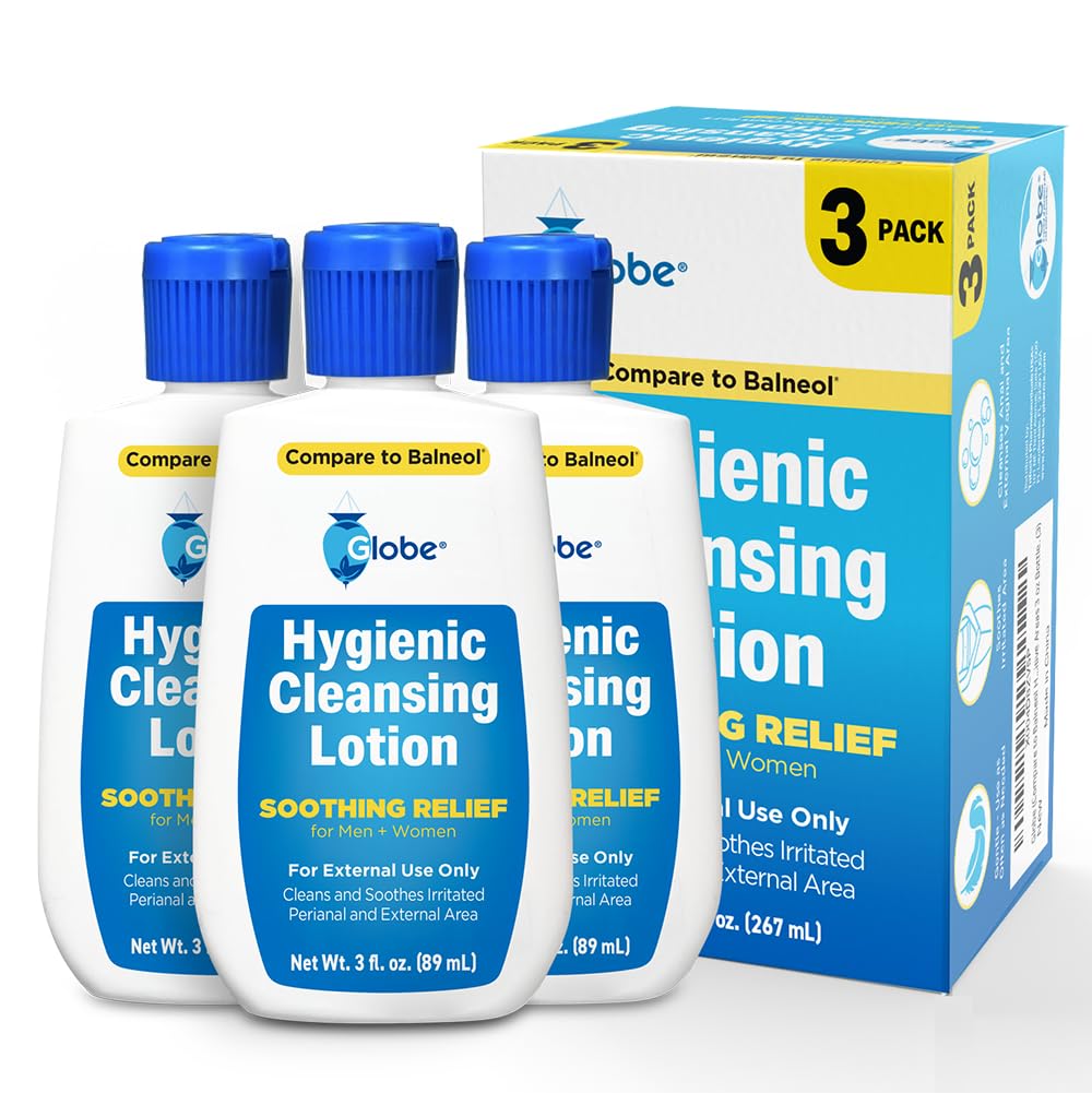 Globe Hygienic Cleansing Lotion bottle front view for gentle care