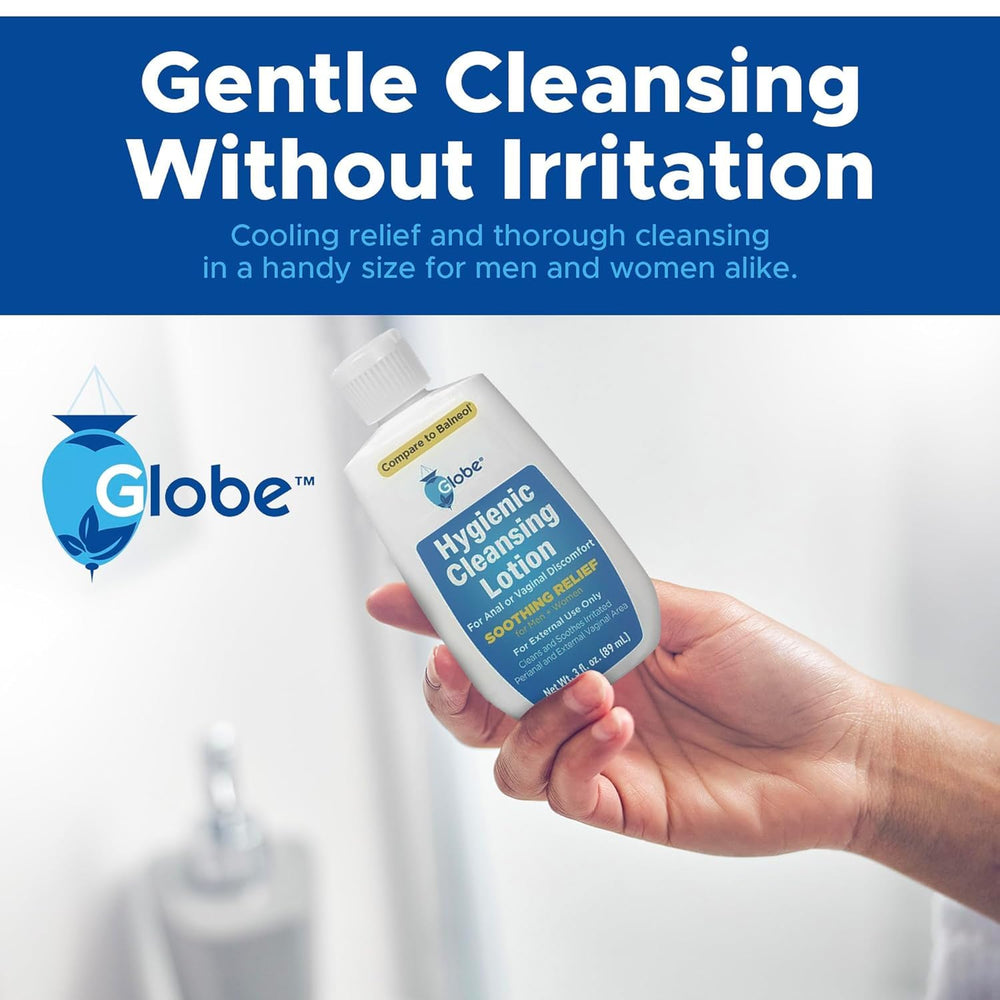 Globe gentle formula close-up for sensitive skin