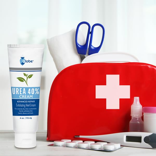 Globe Urea 40% Cream focusing on cracked heel repair