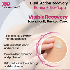 Close up of the cream texture for smooth application