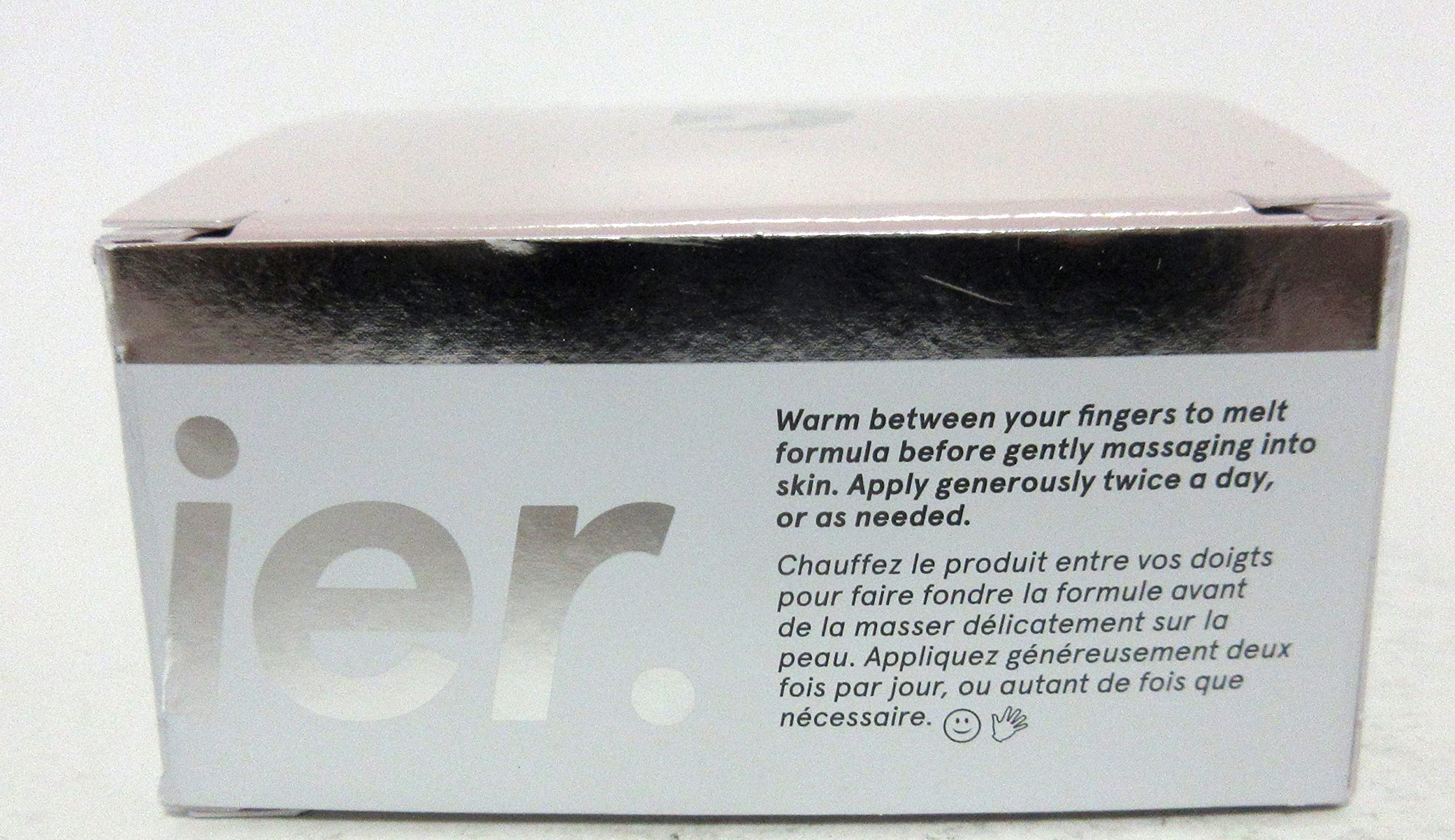 Glossier After Baume texture close-up—creamy finish ideal for soothing routines