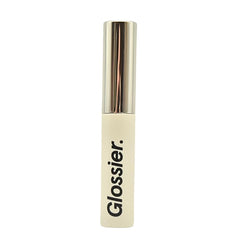 Glossier Boy Brow Auburn wand application shows precise coating for even distribution.