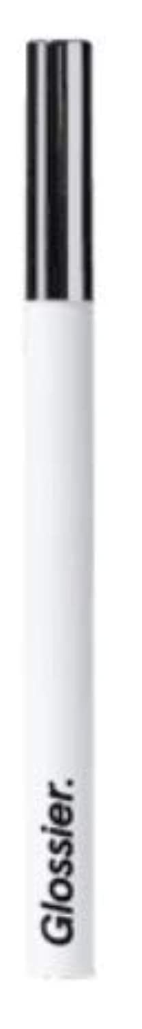 Glossier Brow Flick Brown close-up: feather-like strokes for natural fullness and smudge-resistant definition.