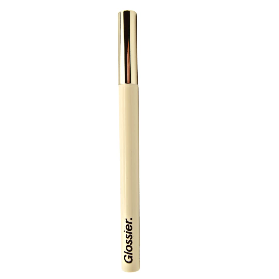 Glossier Brow Flick microfine-tip applies precise hair-like strokes for natural-looking brows.